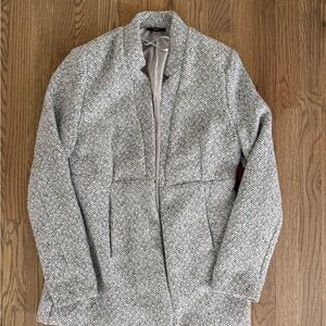 Vici Black and White Knit Blazer